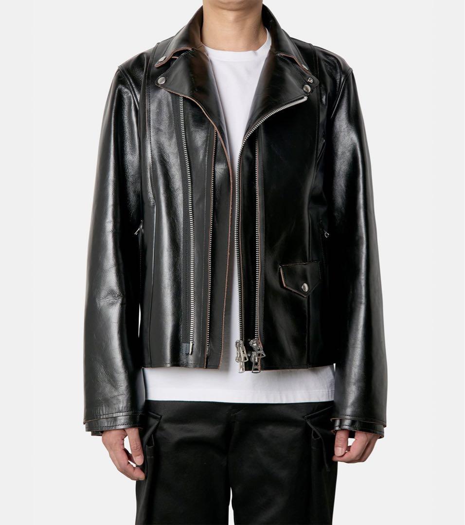 sacai 25AW Leather Jacket レザージャケット　ブラック