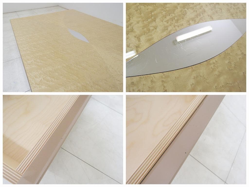 最高級 ジョルジオ・コレクション センターテーブル 171万 バーズアイメープル