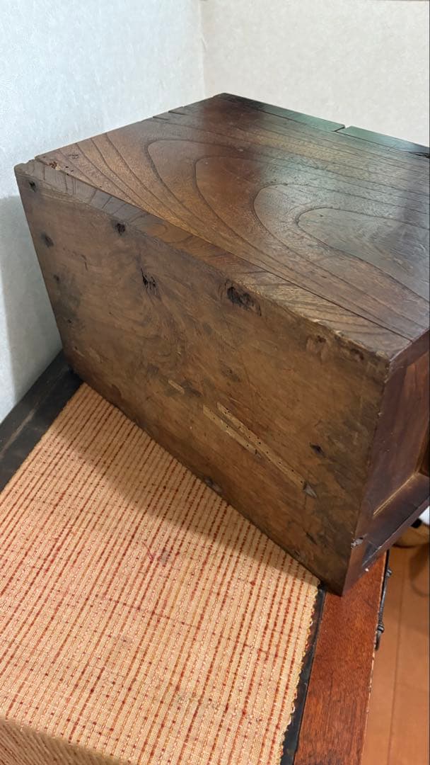 古民具　古道具　銭箱　金庫　帳場箪笥　 江戸時代後期　骨董品　錠前付ジャンク品