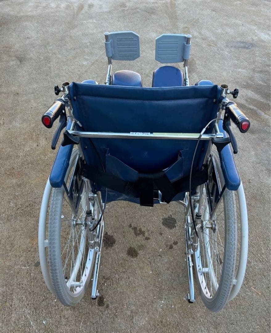 カワムラ KAWMURA リクライニング 介助用 車椅子 折りたたみ車いす