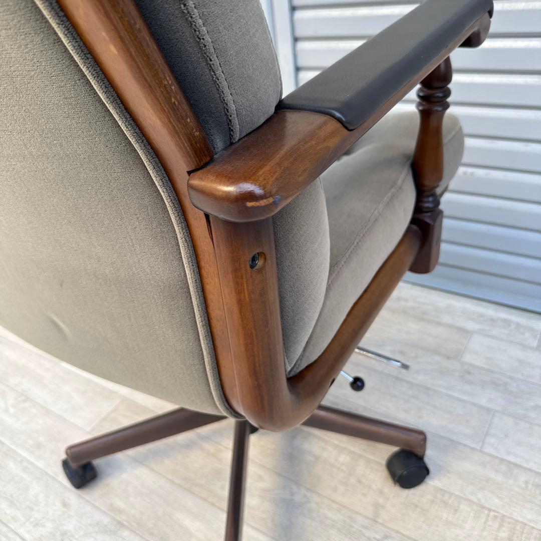 karimoku カリモク デスクチェア コロニアル 現状