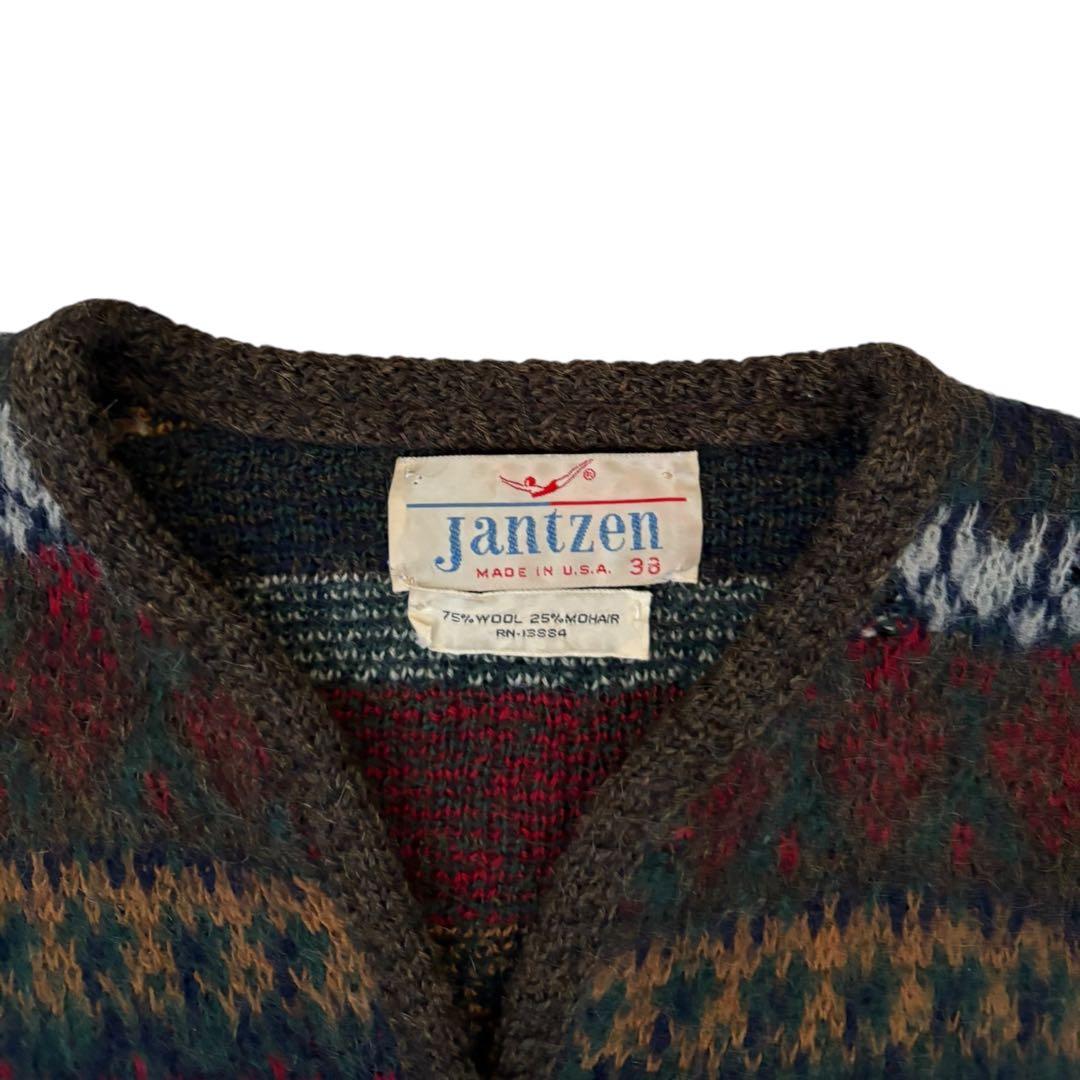 60’s USA製 JANTZEN モヘアカーディガン