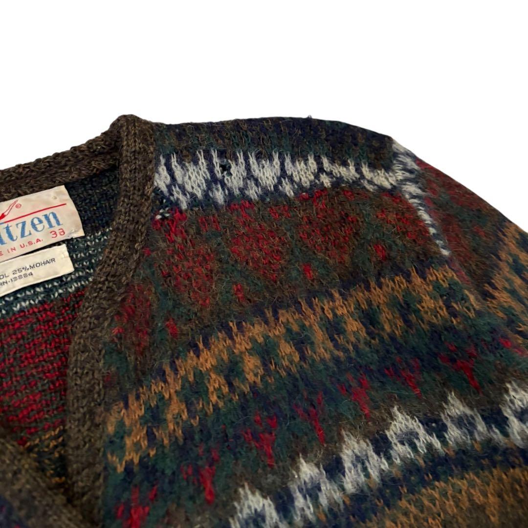 60’s USA製 JANTZEN モヘアカーディガン