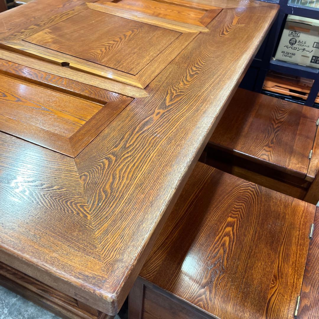 程度良好【引出し付】囲炉裏ダイニングセット