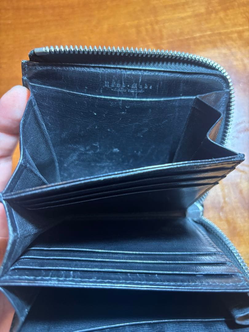 WARMCRAFTS MANUFACTURE L字ファスナー財布 ネイビー