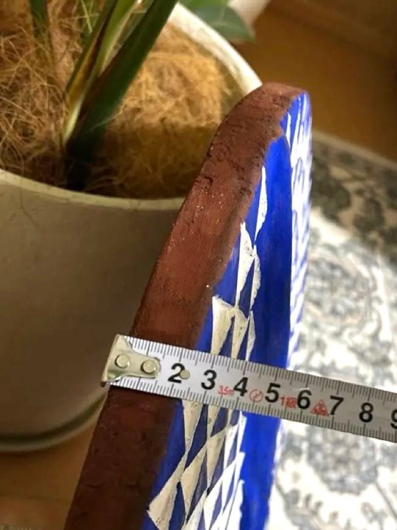 アフリカ 青い太陽　ブワ族 サンマスク（ブルキナファソ）木彫り 仮面 50㎝