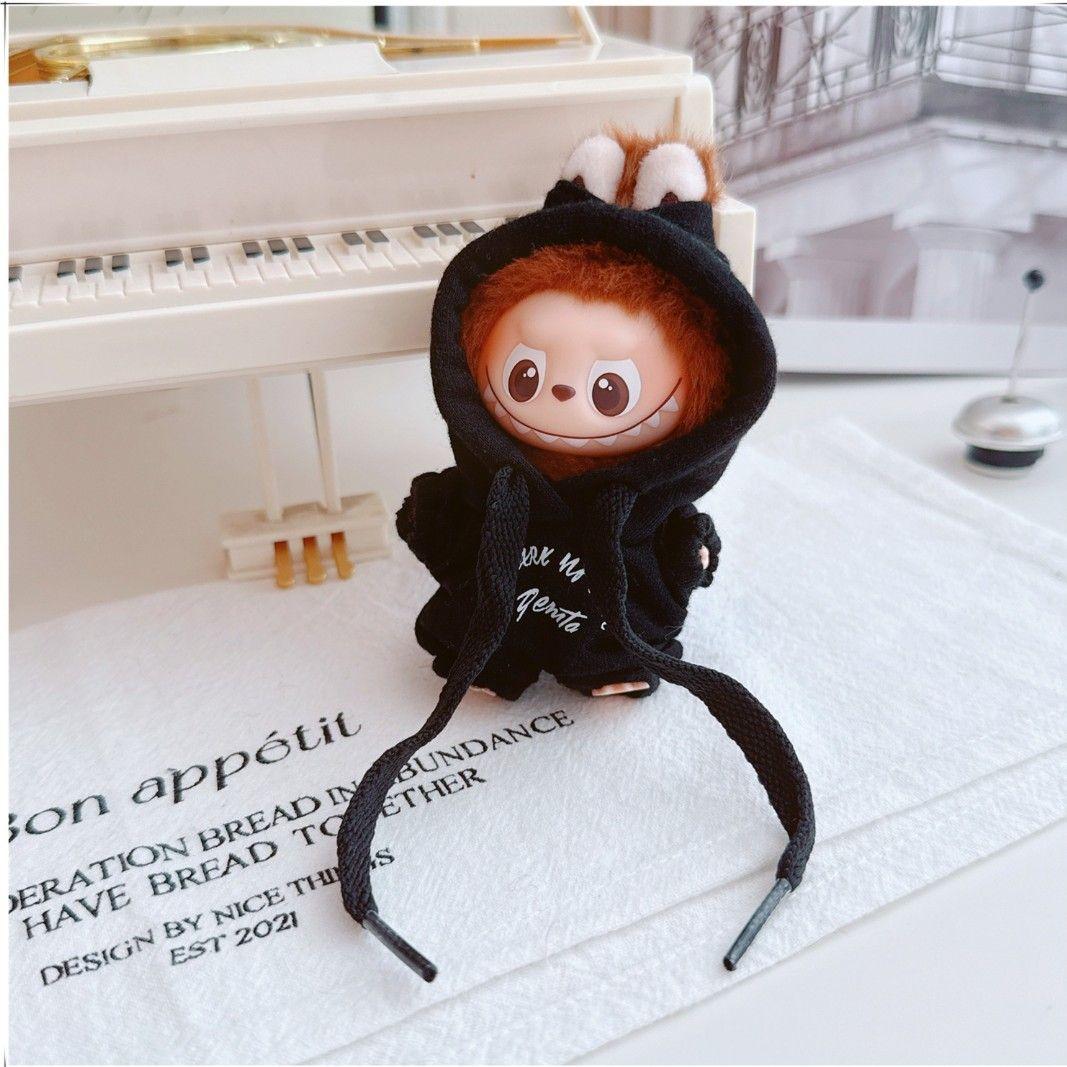 わかばあば様 LABUBU イニシャルラブブ 10cm 着せかえ つなぎ 10点