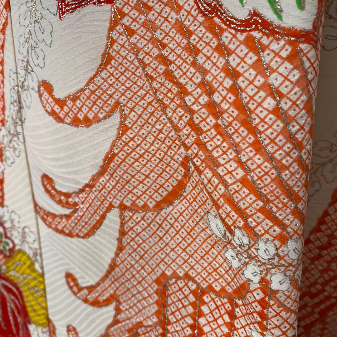 七歳　七五三　着物　正絹　アンティーク