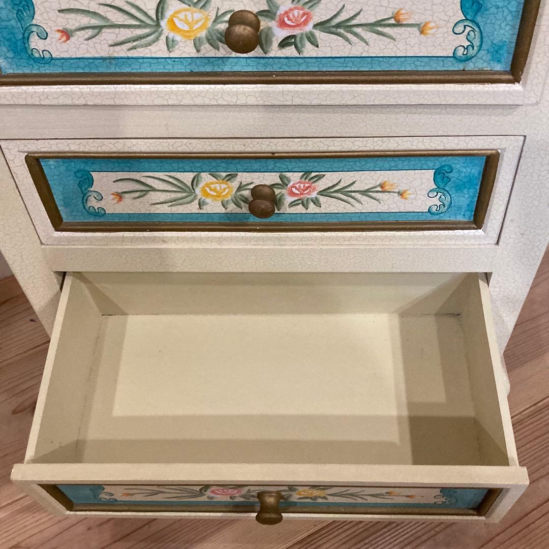 ロココ調 キャビネット 猫足 家具 収納 タンス インテリア アンティーク