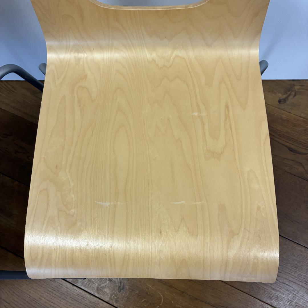 PIIROINEN 木製スタッキングチェア ナチュラル 2脚セット