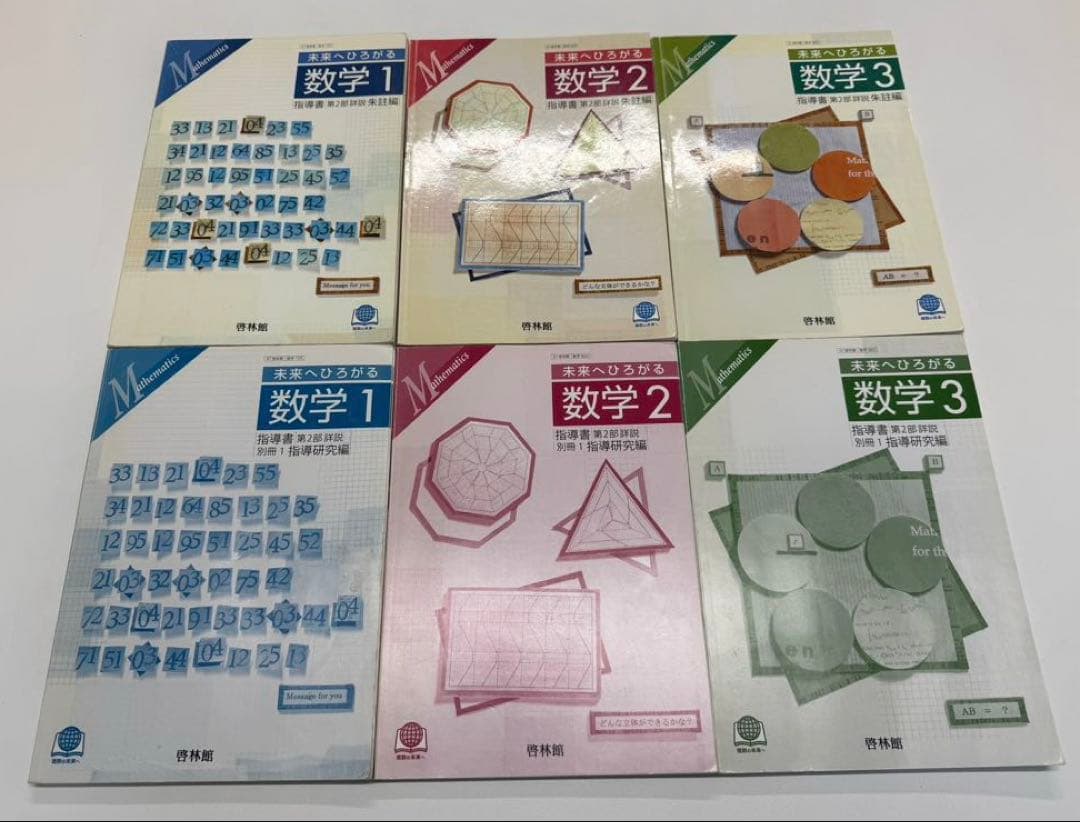 啓林館　教師用指導書　未来へひろがる数学　第二部詳説