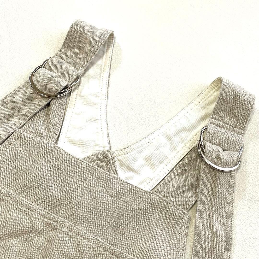 6289◆【美品】アンスクリア　オーバーオール　リネン　サロペット　2022年