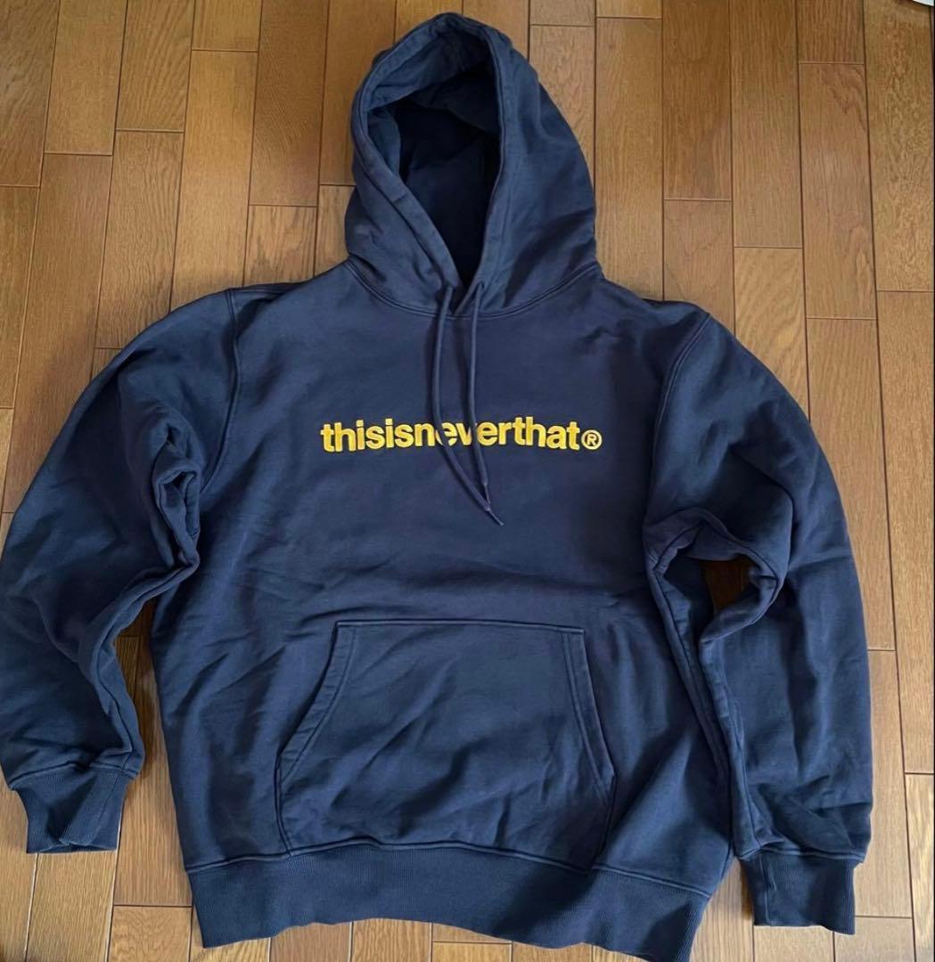 thisisneverthat ネイビー Lサイズ パーカー