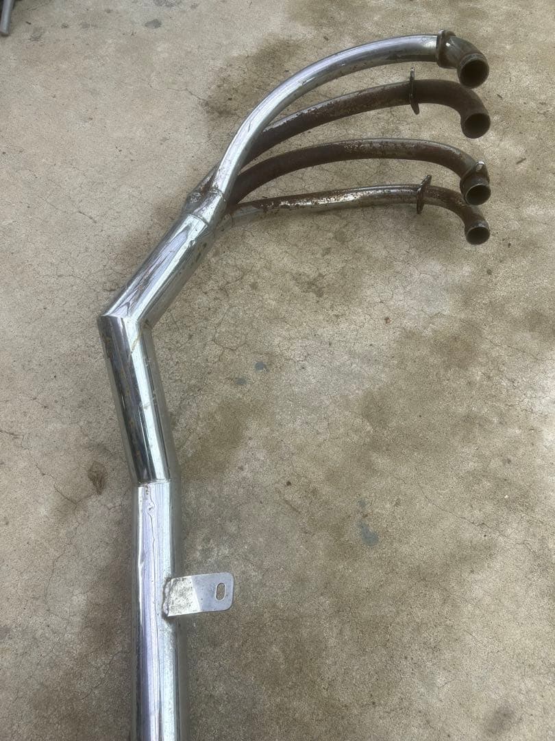 XJR400手曲げショート管