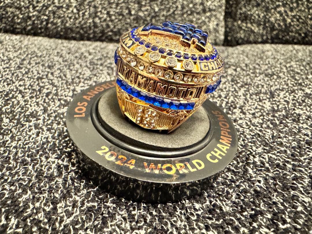 7/21球場配布 2024ワールドチャンピオンリング ドジャース18　山本由伸