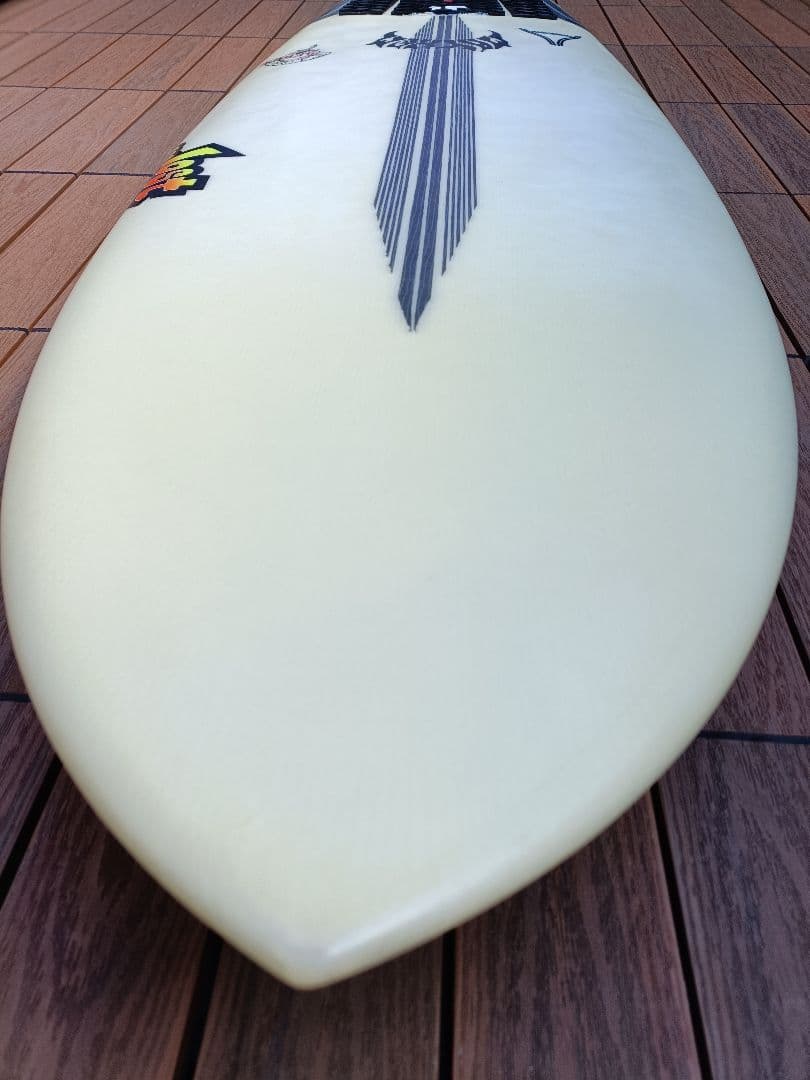 【美品】LOST MAYHEM RNFラウンドノーズフィッシュ カーボンワープ