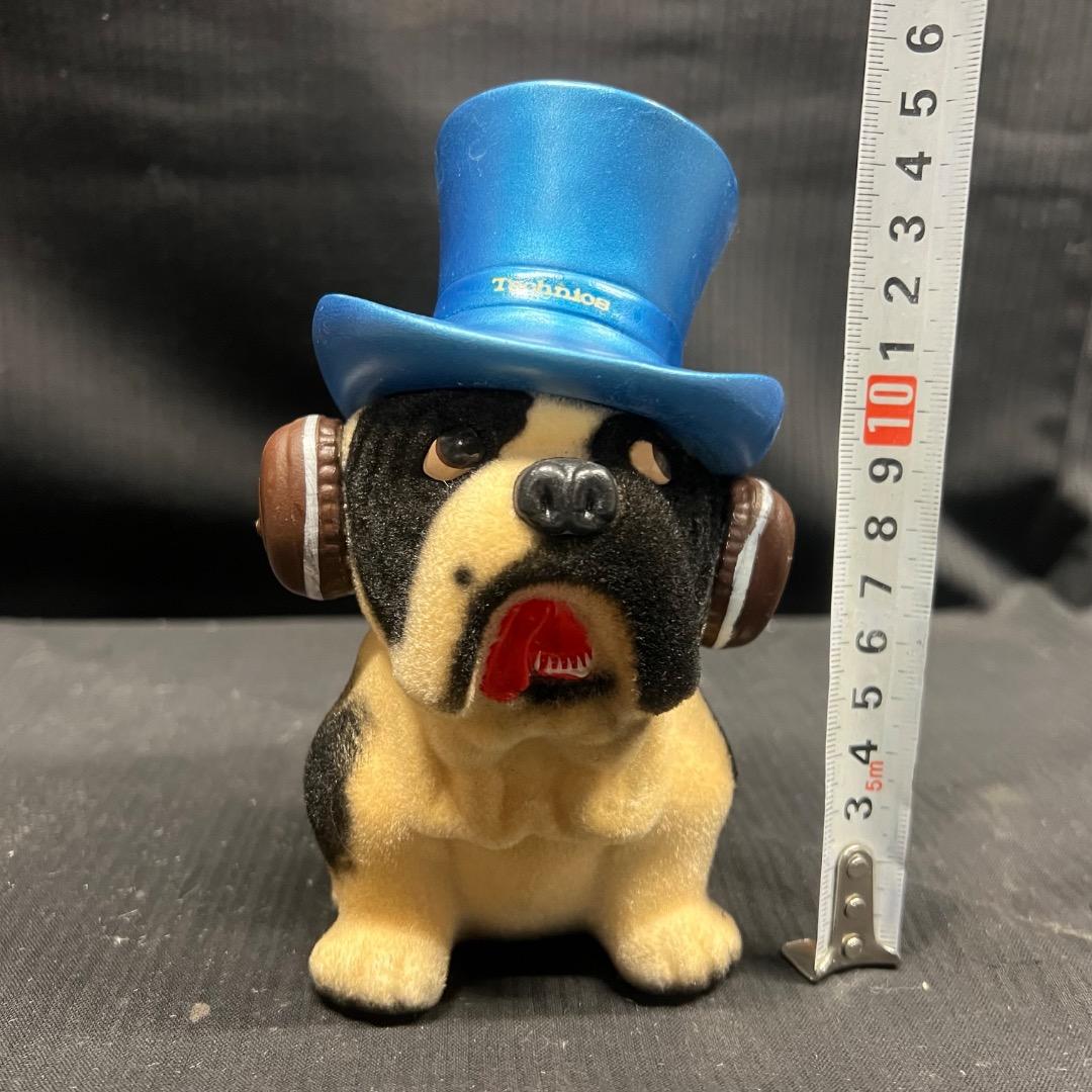 〇Fb左1030 Technics ブルドッグ ヘッドホン犬 4体まとめ