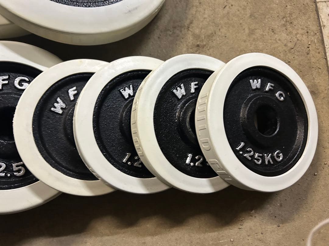 ダンベルシャフト 2本 プレート5kg4枚2.5kg4枚1.25kg4枚セット