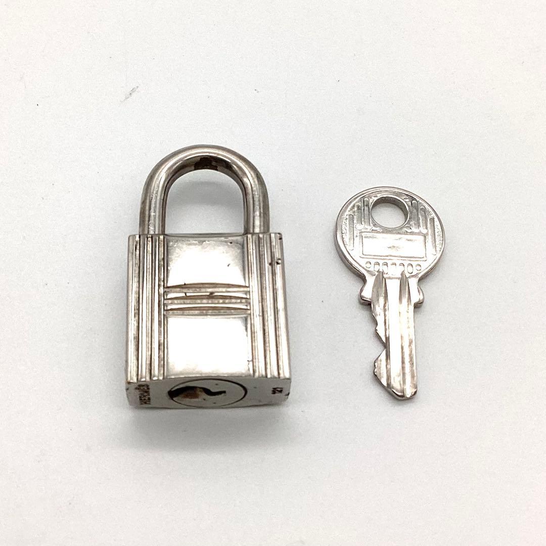 ⭐️極美品⭐️エルメス　カデナ　パドロック　鍵　no.121 シルバー　男女共用
