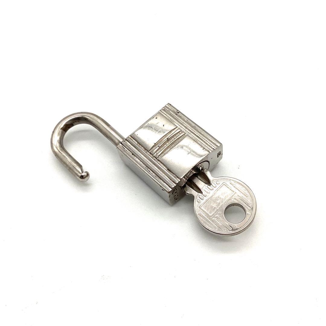 ⭐️極美品⭐️エルメス　カデナ　パドロック　鍵　no.121 シルバー　男女共用