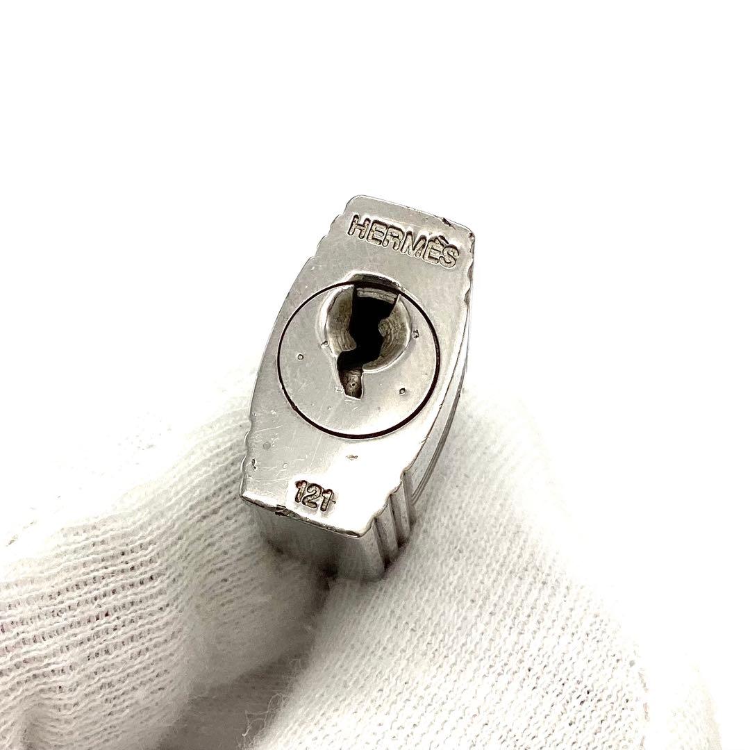 ⭐️極美品⭐️エルメス　カデナ　パドロック　鍵　no.121 シルバー　男女共用