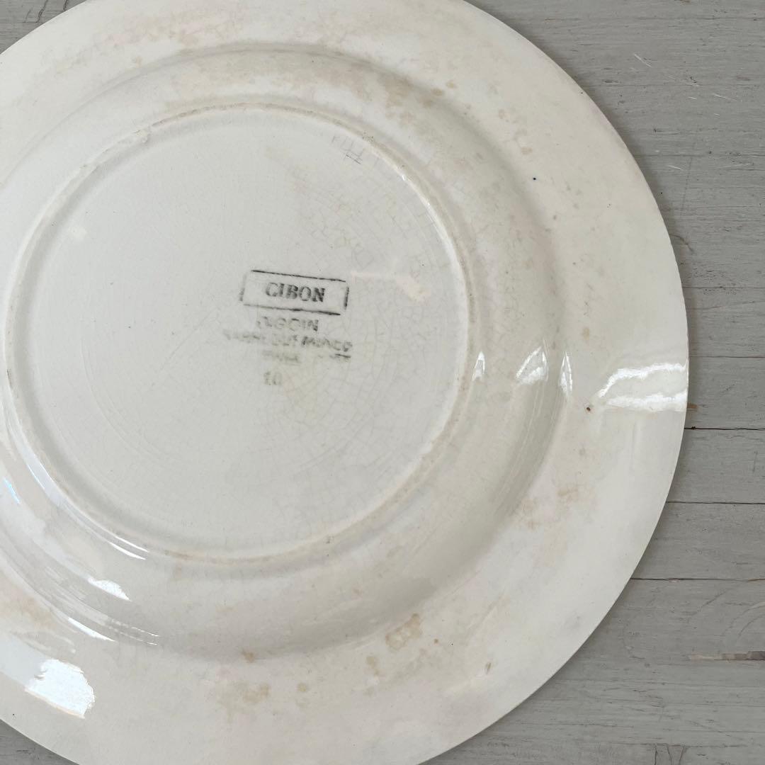 再値下げ❗️フランスアンティークディゴワンサルグミンヌ 平皿 2枚set