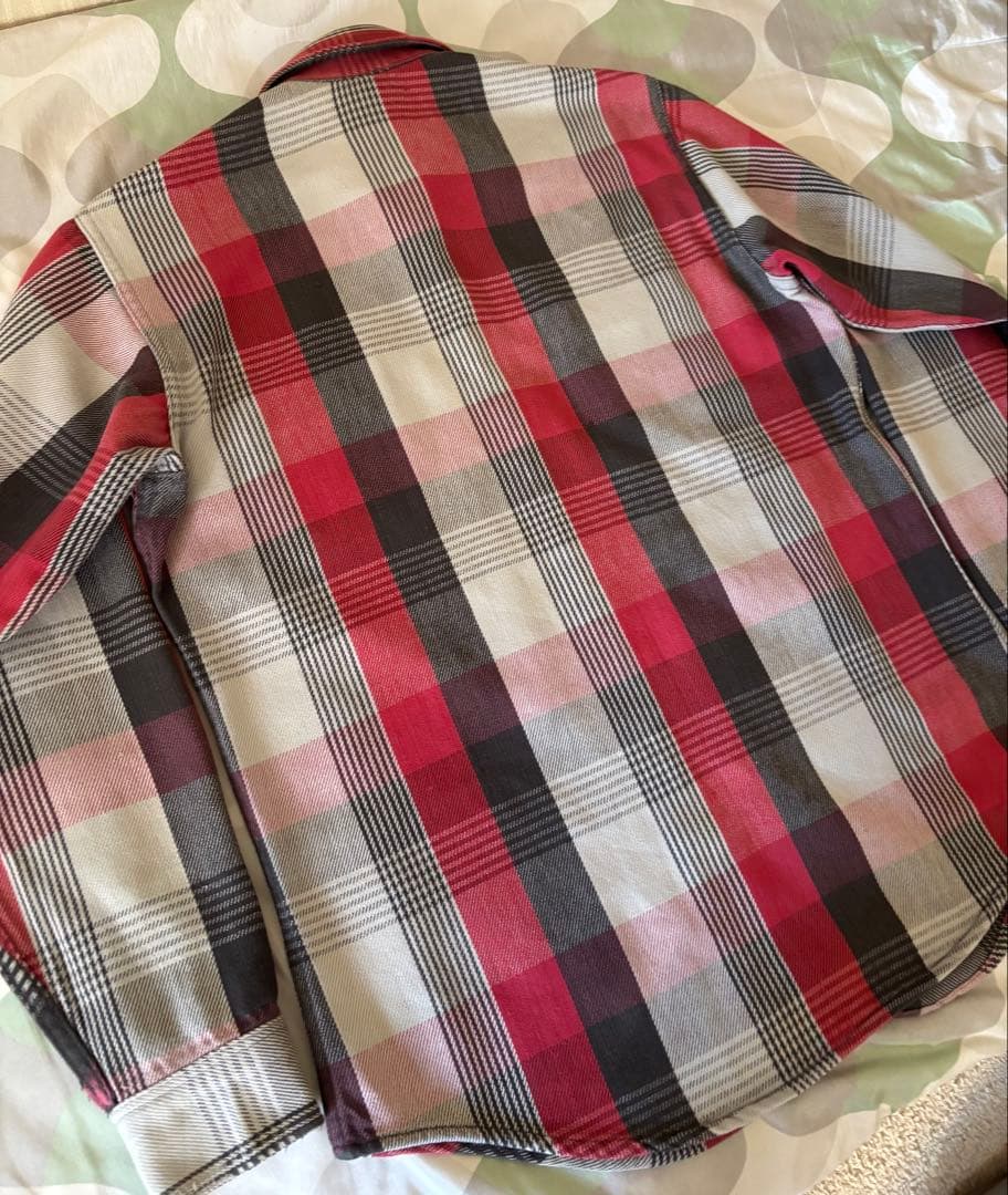 好配色 80s BIGMACビンテージ ネルシャツ オンブレ チェック USA製