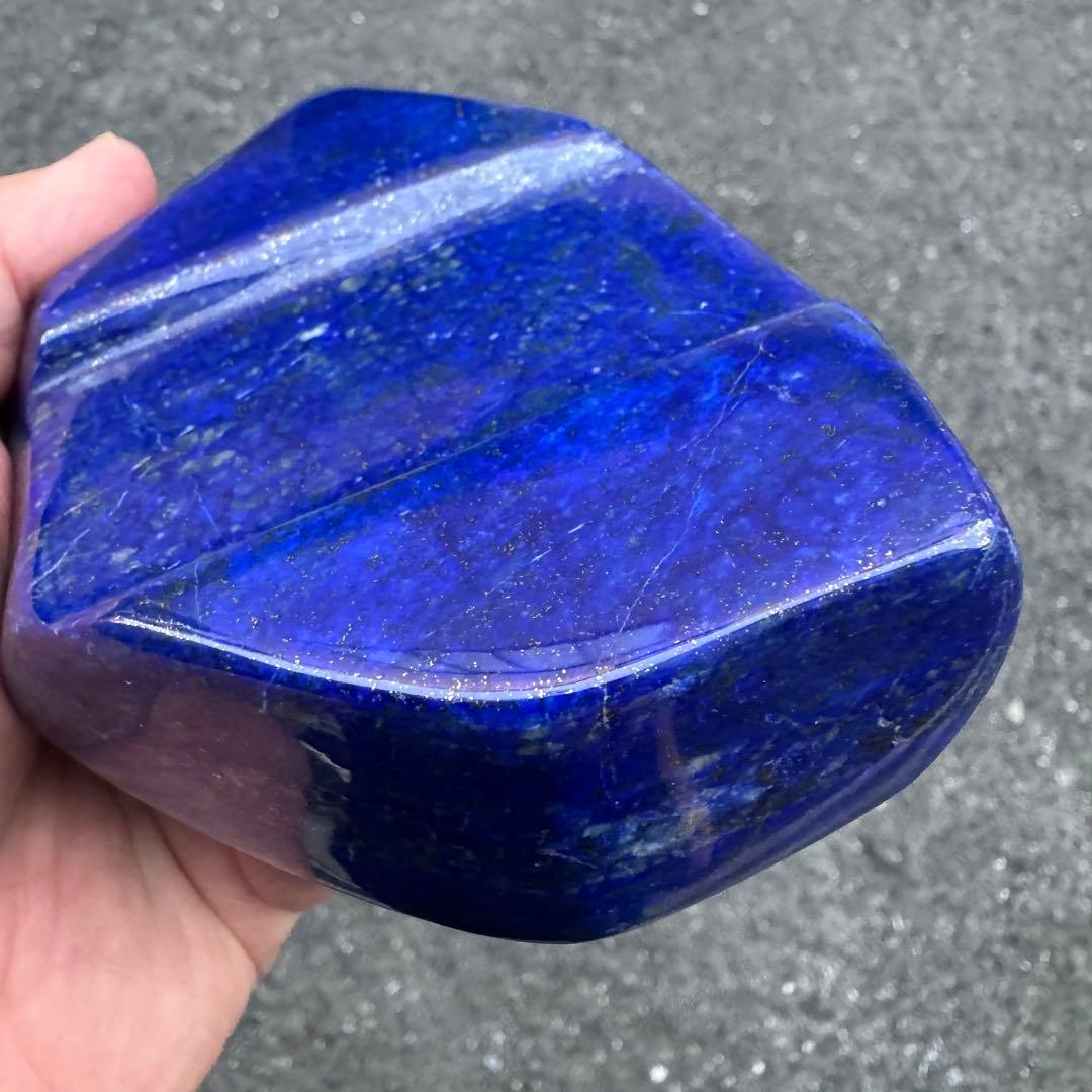☆ラピスラズリ☆5A☆引寄せ☆約625 g☆アフガニスタン産☆天然無着色☆磨き石