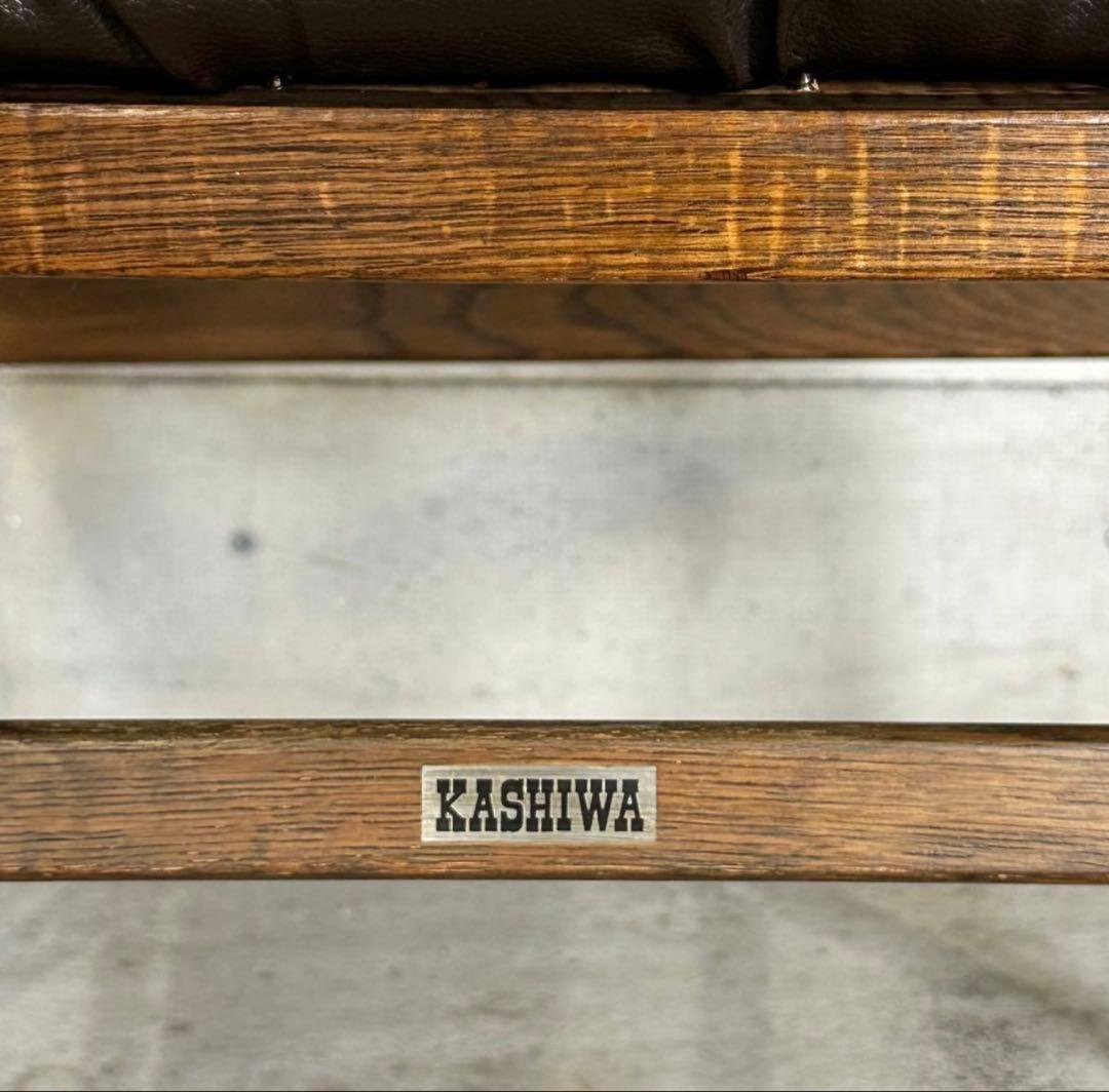 ✦昭和レトロ✦KASHIW 柏木工 アームチェア ウィンザーチェア 座面張替加工