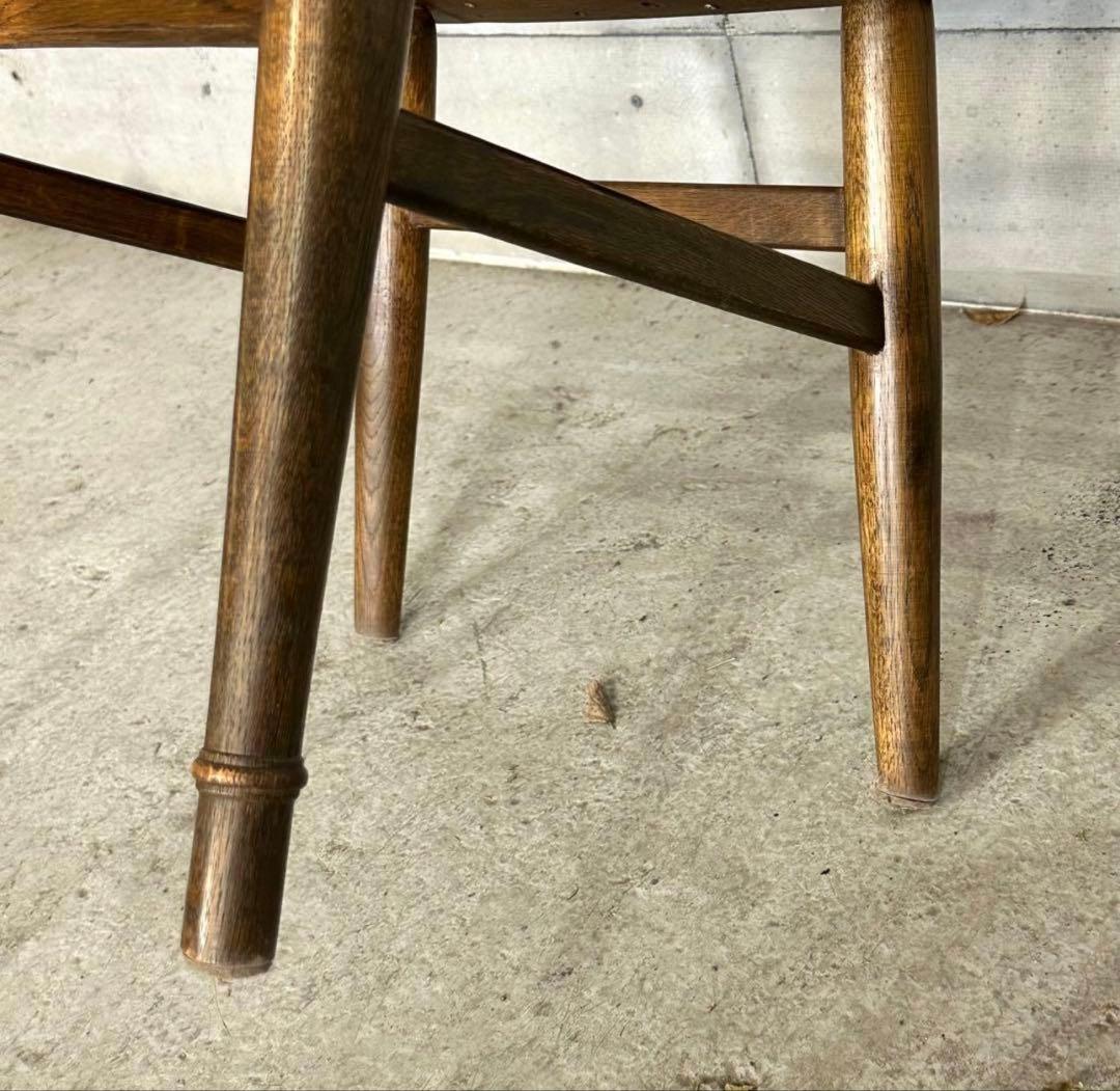 ✦昭和レトロ✦KASHIW 柏木工 アームチェア ウィンザーチェア 座面張替加工