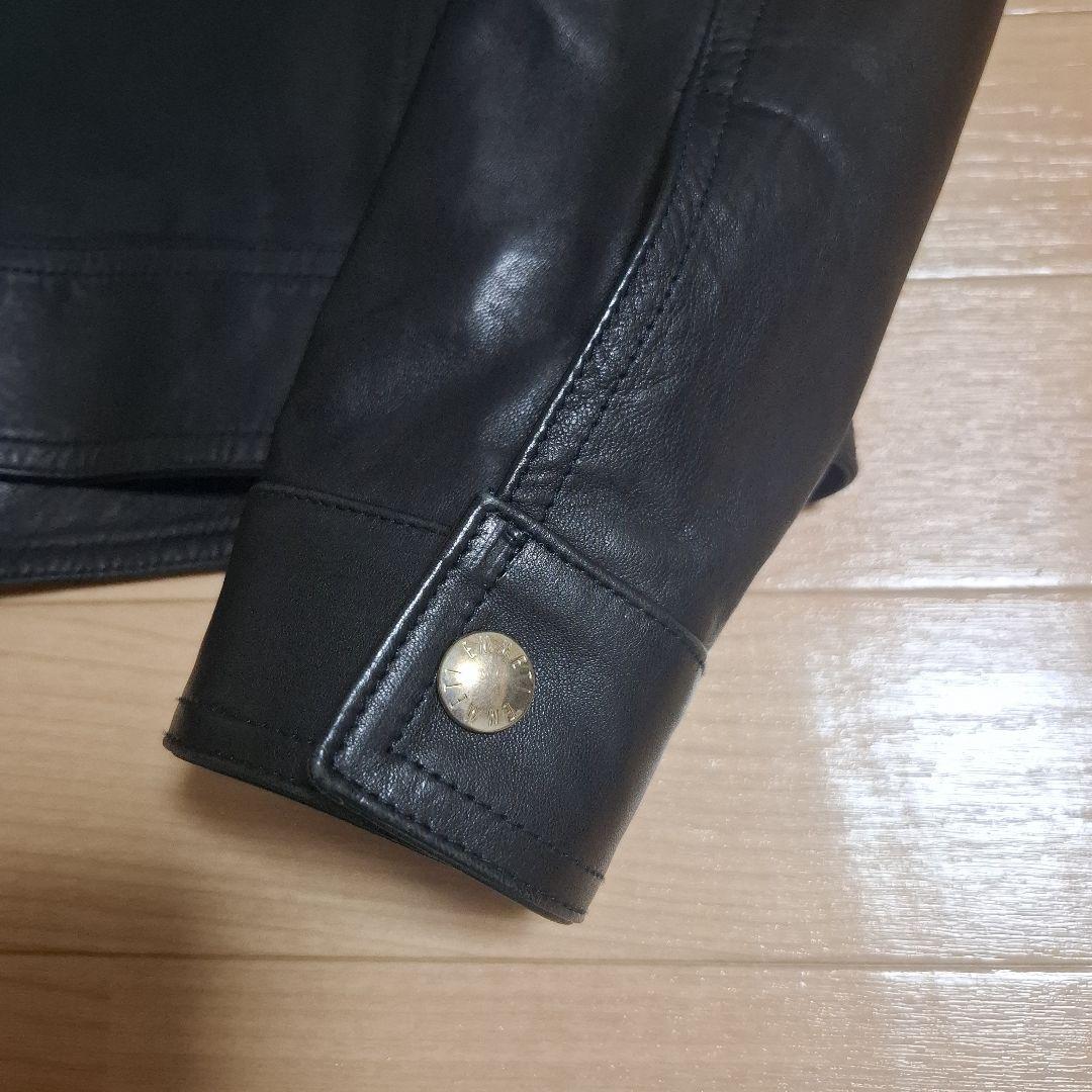 EMMETT 黒 レザー シングルライダース