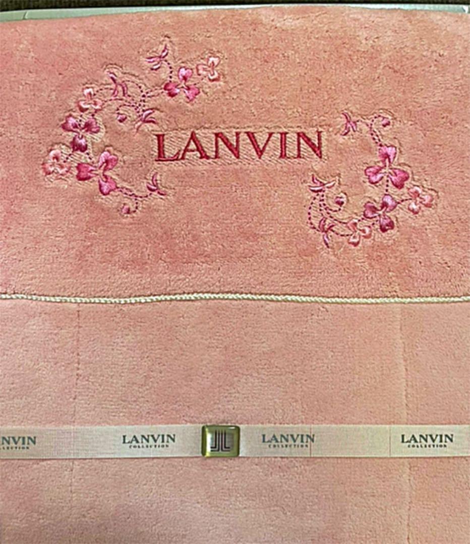 【新品・未使用】LANVIN 肌掛ふとん 2枚セット