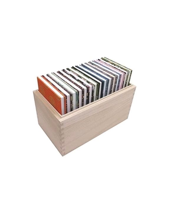 千糸繍院 御朱印帳ケース ／ 御朱印帳保管用高級ロッキング組仕様 総桐箱15冊用