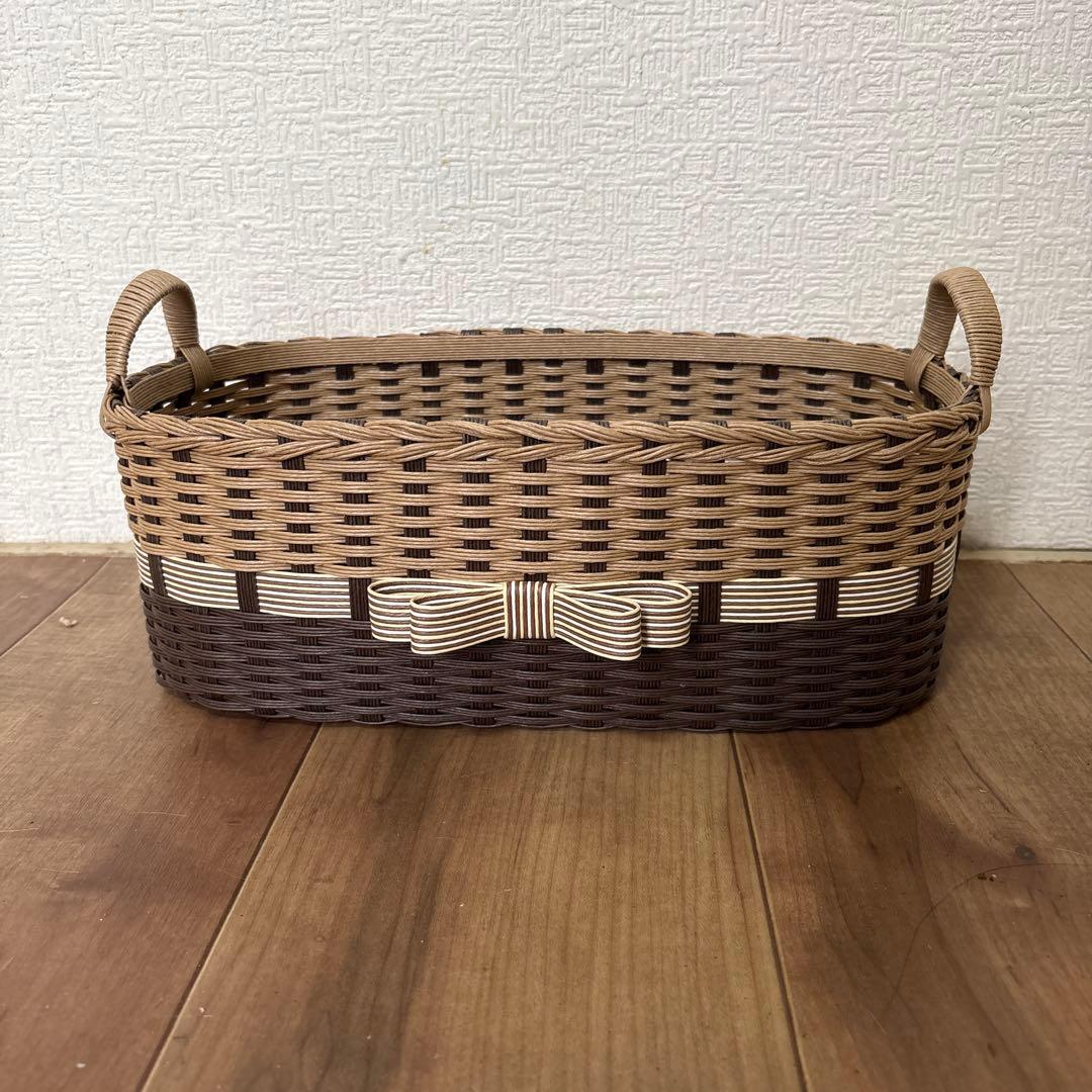 ミケ♡ページ　エコクラフト　クラフトバンド　パンかご