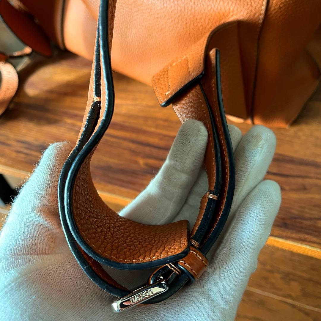 【美品！！】LOEWE ロエベ Tバックパック スモール アナグラム ブラウン