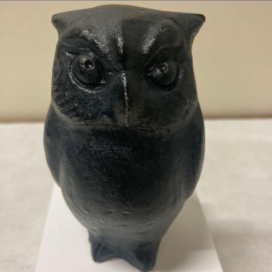 フクロウ　レトロ　鉄製