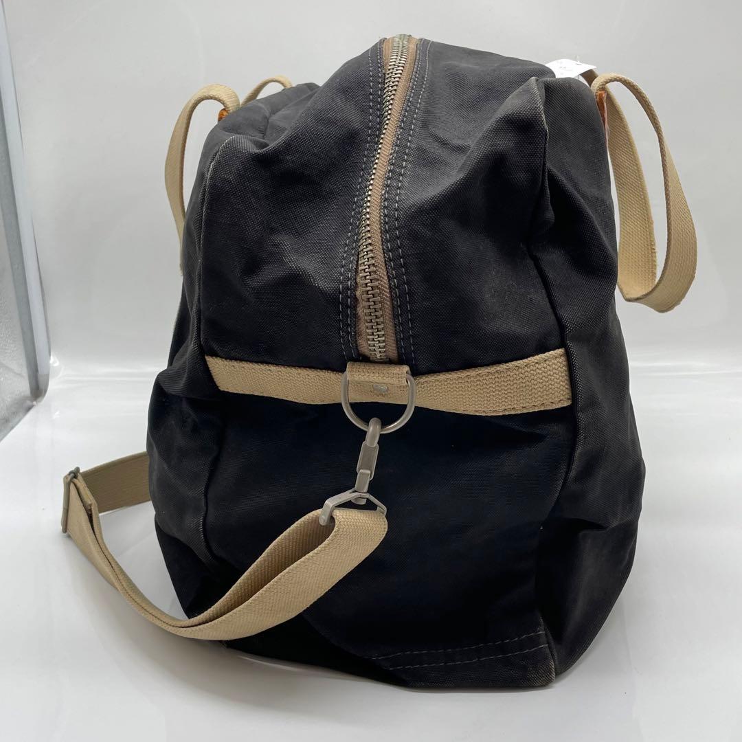 BN5622●一澤帆布製 ボストンバッグ ショルダーバッグ ショルダー紐付