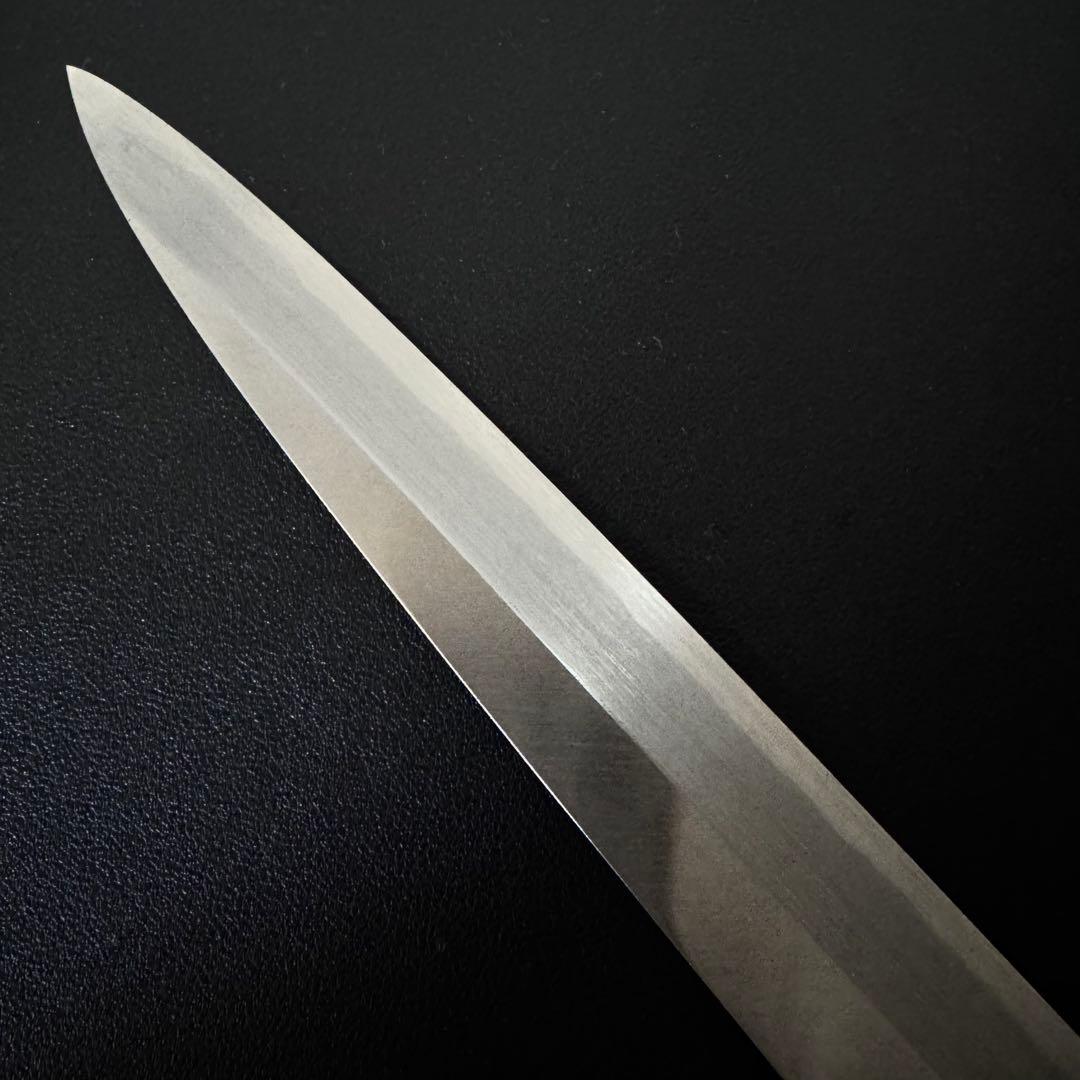 240mm 青鋼　霞 柳刃包丁　　クリ柄 和包丁　 堺刃物