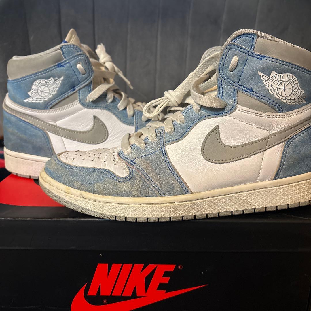 Nike Air Jordan 1 ブルー/ホワイト ハイカット