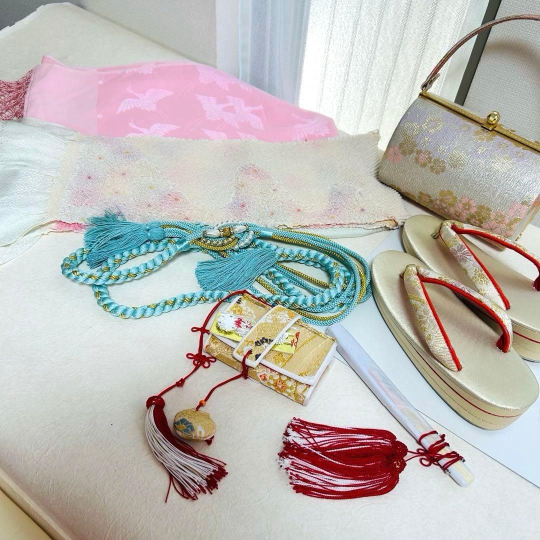 専用No.121 七五三　7歳 正絹着物フルセット　　高島屋　　訳あり