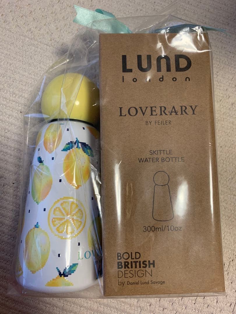 LUND Loverary by FEILER レモン柄水筒 300ml