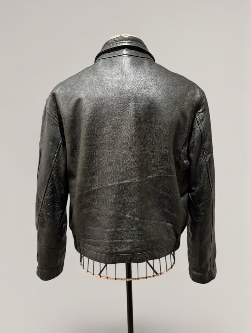 厚手レザー MA-1 フライトジャケット