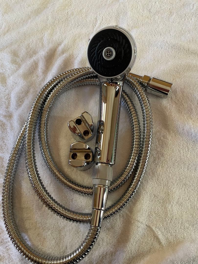 クロムメッキ シャワーヘッド ホース付き TOTO