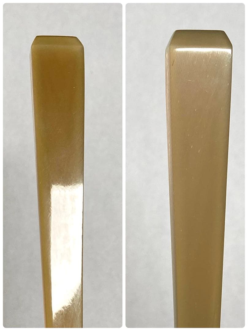 HERMES エルメス　ロカイユ　バッファローホーン　かんざし　ヘアアクセサリー