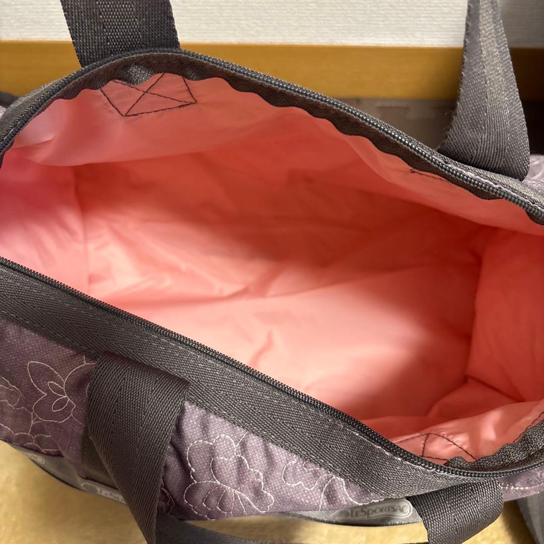 LeSportsac 花柄 ボストンバッグ 中型　1泊旅行　ポーチ付