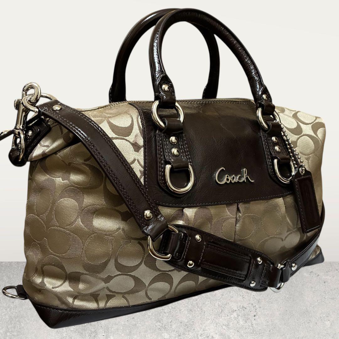 バッグ Coach Ashely Satchel hand Bag 2way y2k