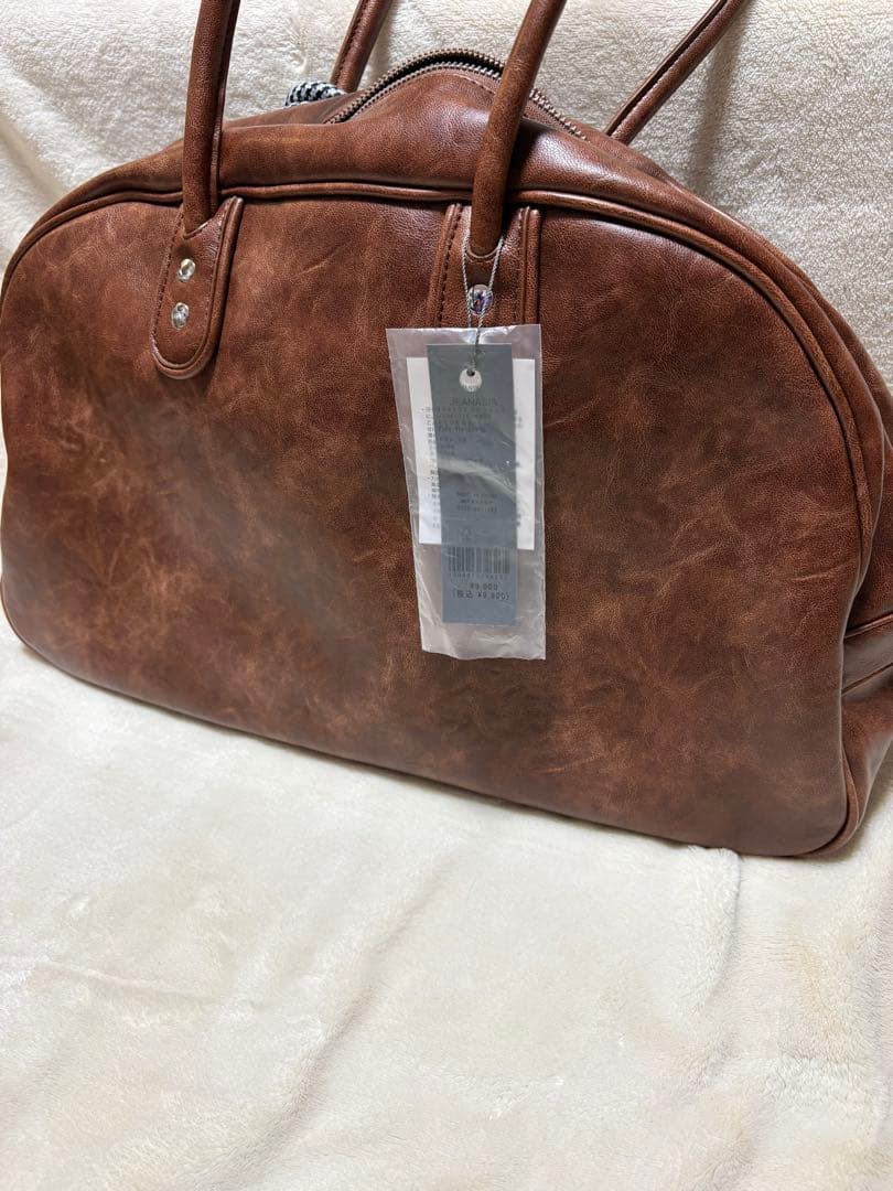 まぐのりあ　新品未使用】JEANASIS アンティークチャーム付きボストン