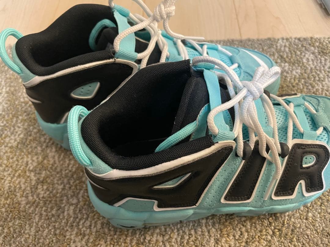 25 Nike モアテン Air More Uptempo Light Aqua