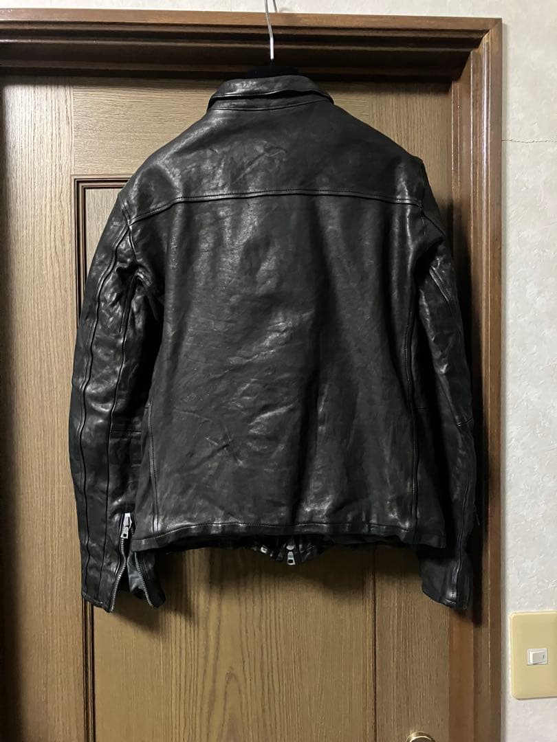 backlash ベルギーショルダー　シングルライダース　襟付き