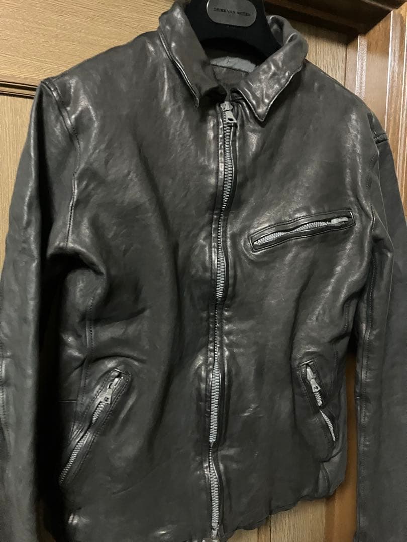 backlash ベルギーショルダー　シングルライダース　襟付き